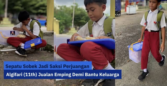 Bantu Perjuangan Algifari Anak Yatim Tangguh Tulang Punggung Keluarga