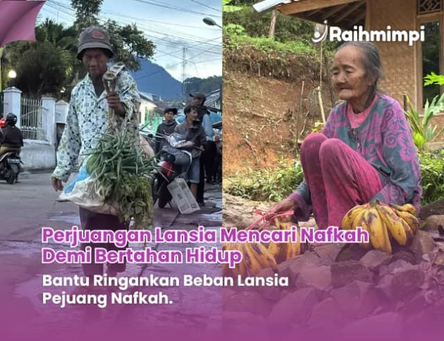 Patungan Kebaikan untuk Bahagiakan Para Lansia Tak Mampu