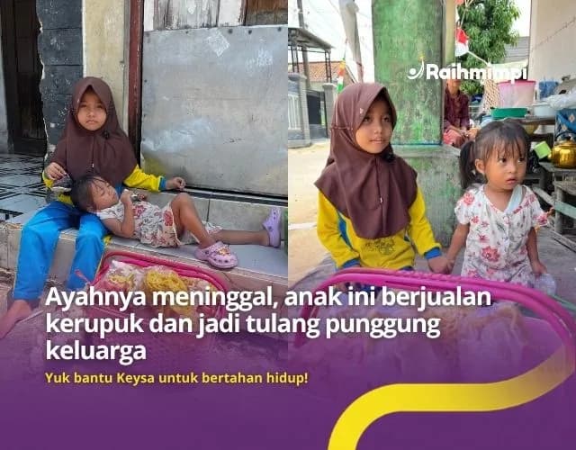 Sedekahmu Beri Adik Kakak Yatim Ini harapan Untuk Bertahan