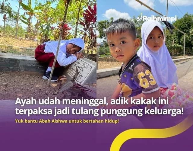 Usap Tangis Yatim Pejuang Nafkah yang Merindukan Sang Ayah