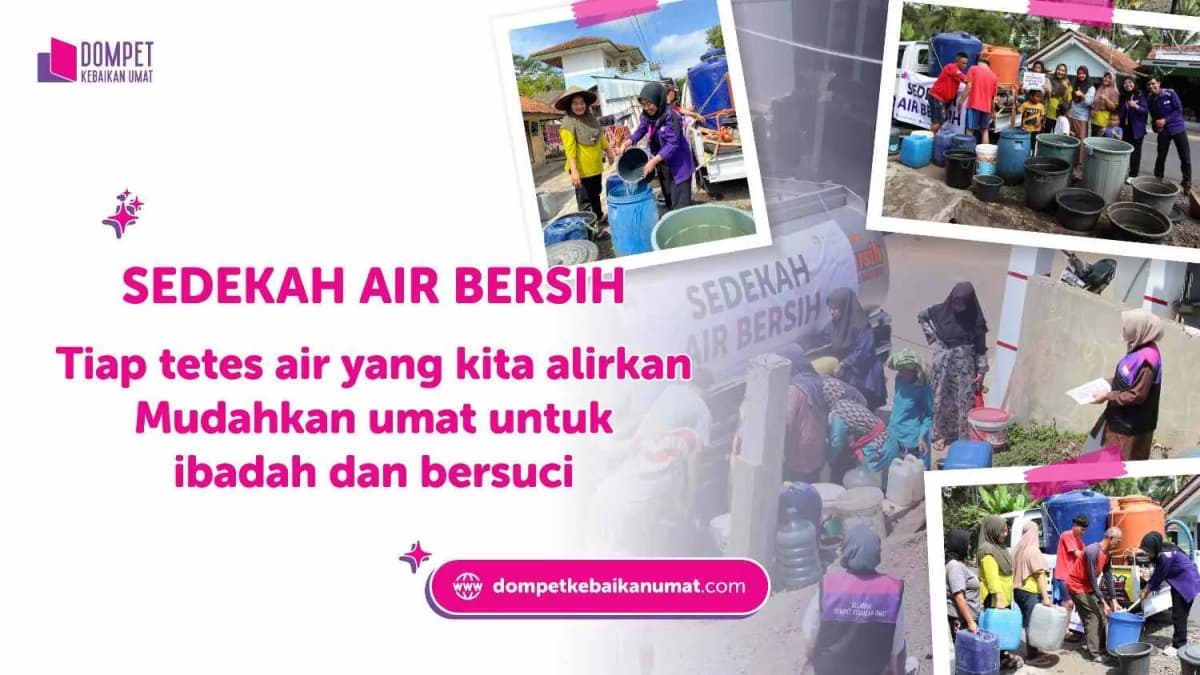 Foto campaign Satu Tangki Air untuk Ribuan Liter Harapan Warga Desa Pelosok