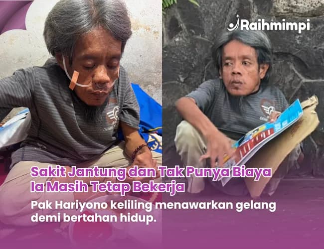 Foto campaign Bantu Hariyono Lawan Jantung