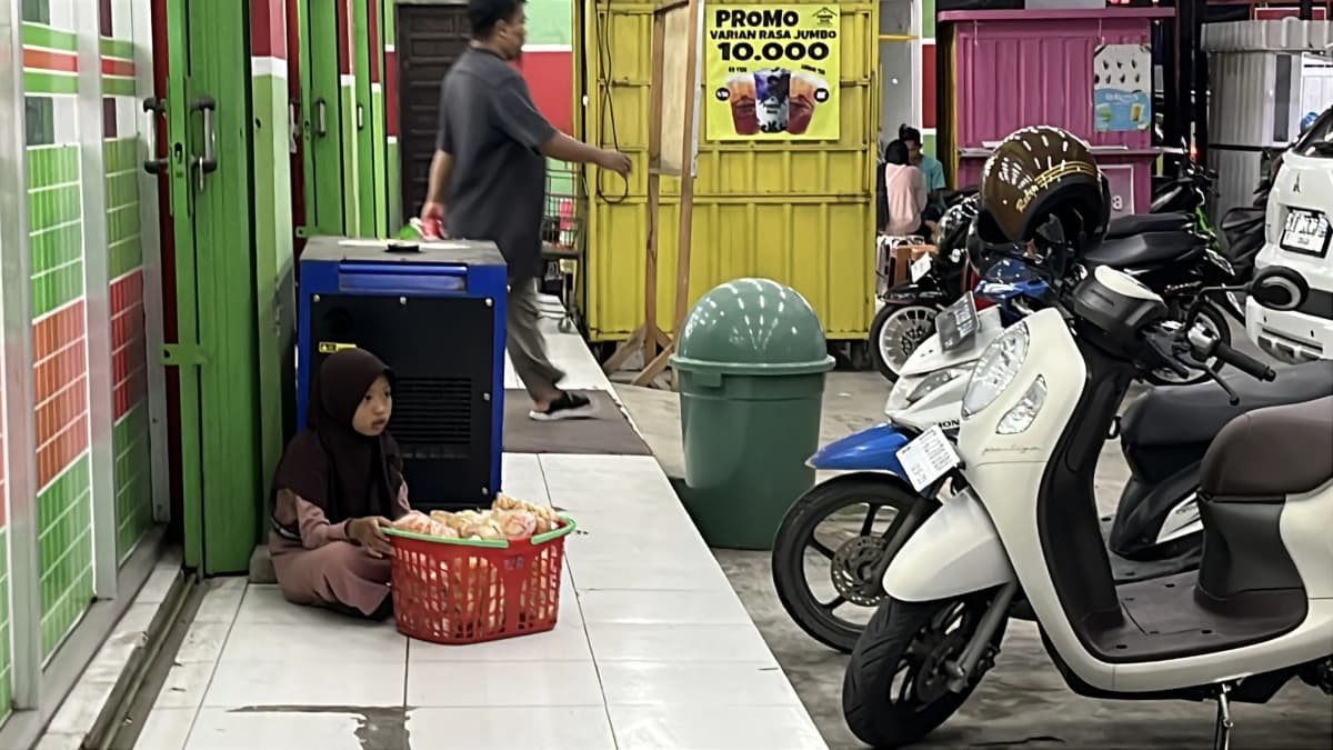 Foto campaign Keranjang Merah Aqila dan Harapan untuk Keluarganya