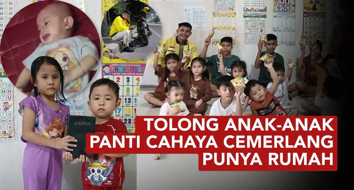 Foto campaign Bantu Panti Cemerlang Punya Tempat Tinggal