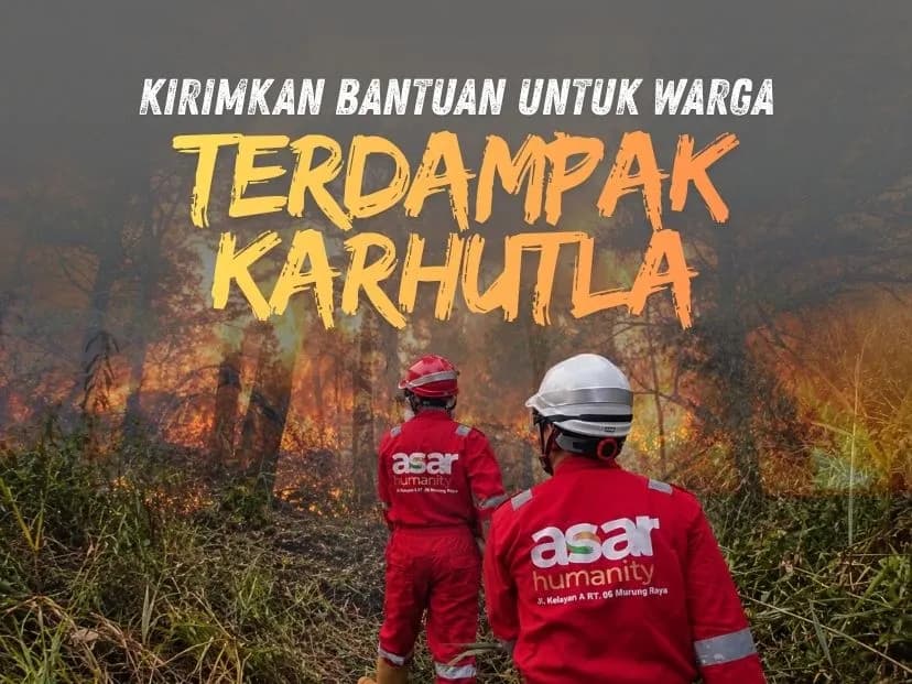 Foto campaign Bantuan Darurat - Oksigen dan Air Bersih untuk Korban Karhutla