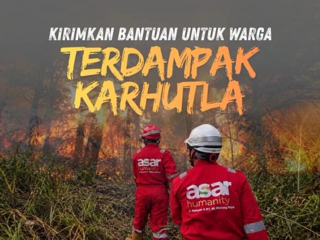 Bantuan Darurat - Oksigen dan Air Bersih untuk Korban Karhutla