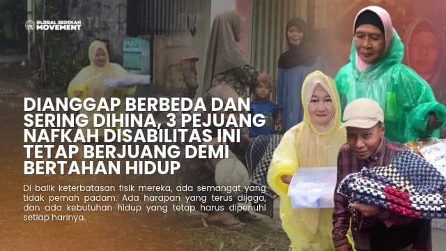 Sering di Hina Bantu Pejuang Nafkah Disabilitas
