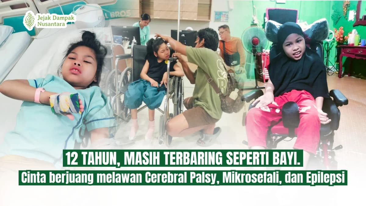 Foto campaign Di Usia 12 Tahun Cinta Masih Berjuang Bantu Ia Mendapatkan Perawatan