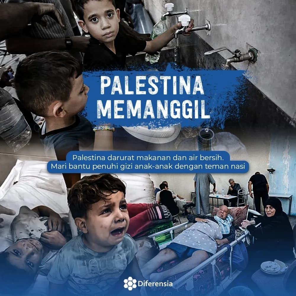 Teman Nasi untuk Temani Gizi Anak Palestine