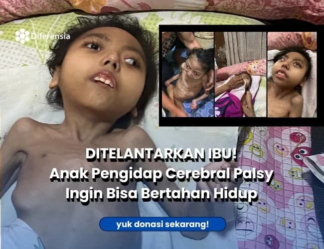 Foto campaign DITELANTARKAN IBU, Bantu Shofie Sembuh