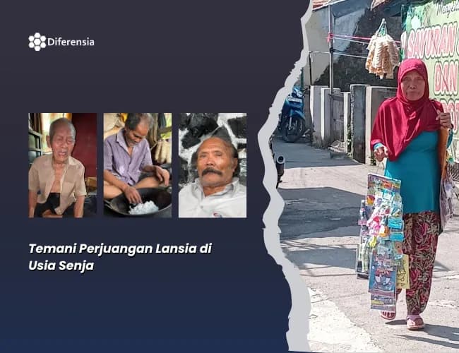 Foto campaign Temani Perjuangan Lansia di Usia Senja