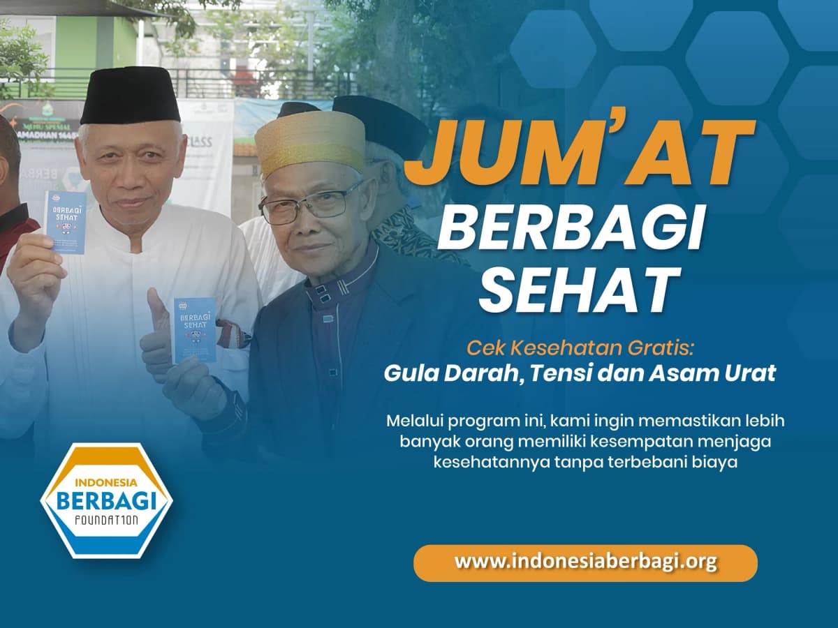 Foto campaign Jumat Berbagi Sehat, Hadirkan Akses Tebar Kesehatan