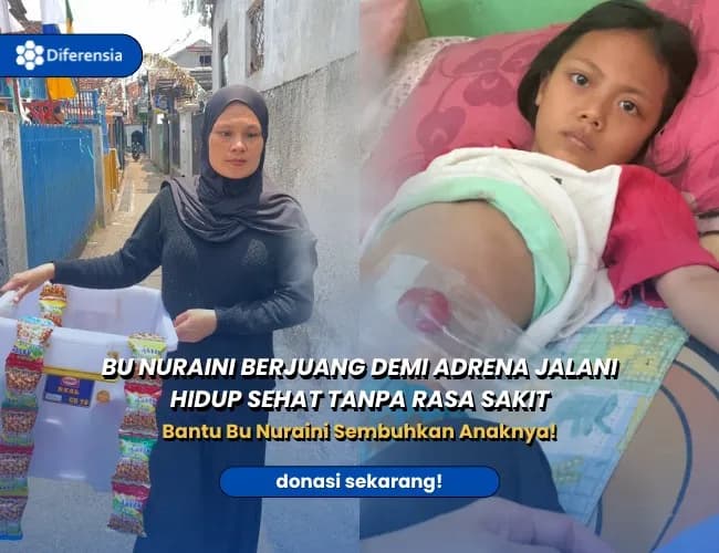 Foto campaign Bantu Adrena Jalani Hidup Sehat Tanpa Rasa Sakit