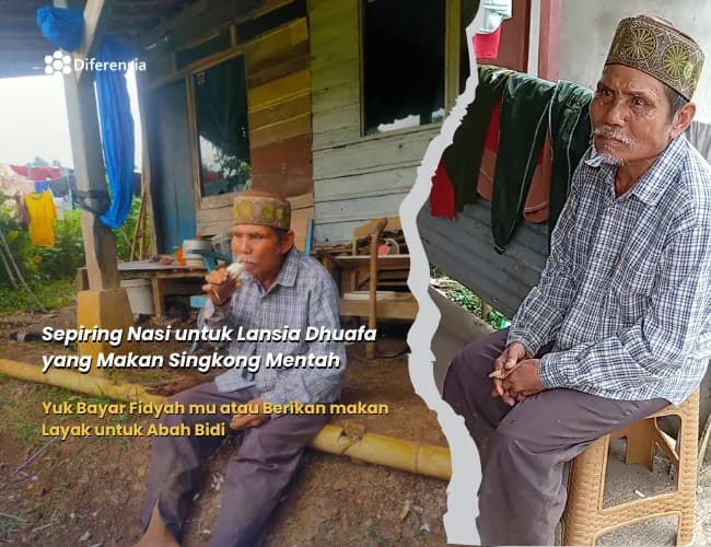 Foto campaign Tebar Kebaikan Fidyah dengan Sedekah Teman Nasi