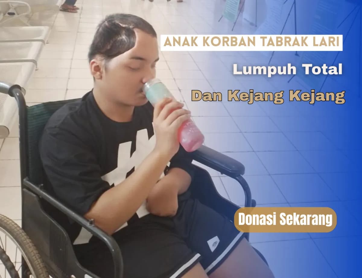 Foto campaign Perjuangan Panjang Fajah, Korban Tabrak Lari Sejak Usia 3 Tahun