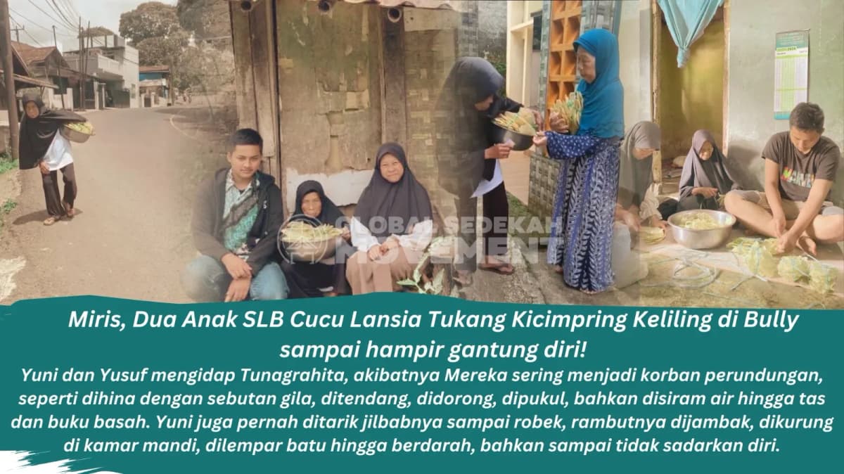 Miris Anak SLB Cucu Lansia Tukang Kicimpring di Bully