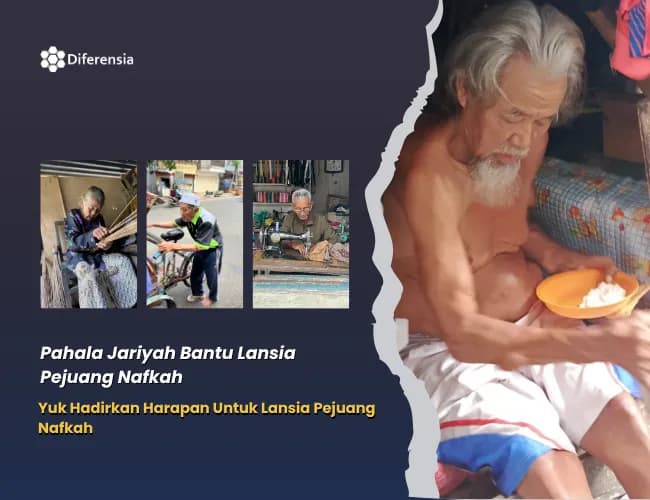 Foto campaign Pahala Jariyah Bantu Lansia Pejuang Nafkah