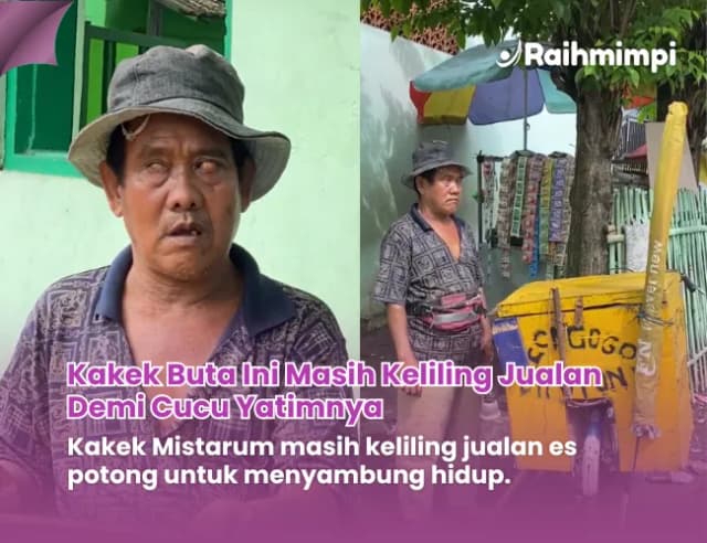 Langkah Gemetar di Jalanan - Pak Mistarum Berjuang Demi Sang Cucu