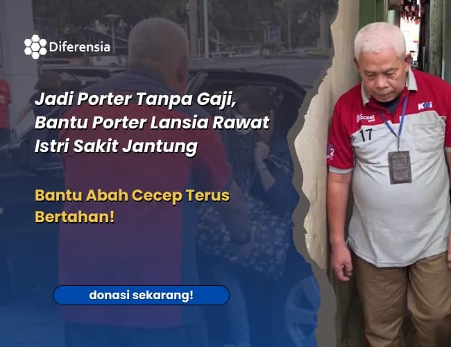 Foto campaign Hati yang Tulus. Apresiasi Pejuang Porter Kereta