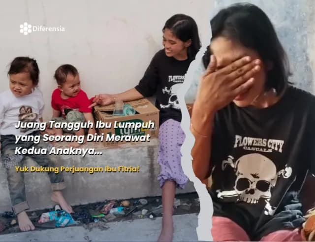 Ibu Lumpuh Berjuang agar Dot Anak bukan Hanya Berisi Air Putih