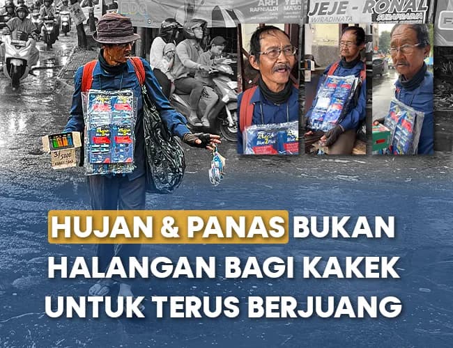 Foto campaign Dihina Pengemis Padahal Berjualan Yuk Bantu Abah Suhendar Hidup Layak