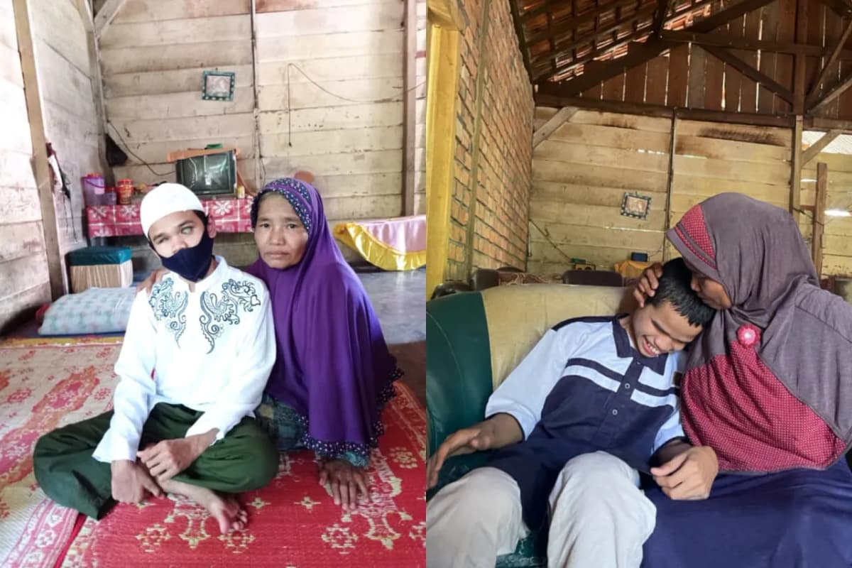 Foto campaign Bantu Hafiz Quran Tunanetra Berjuang Hidup