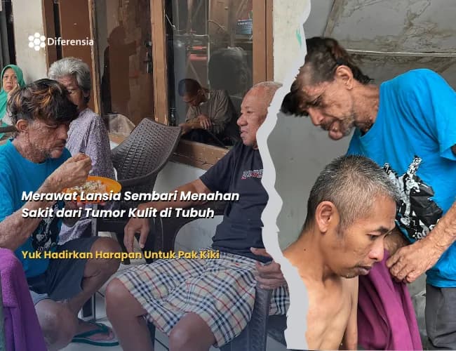 Foto campaign Patungan Sembuhkan Pak Kiki Pahlawan Lansia Terlantar
