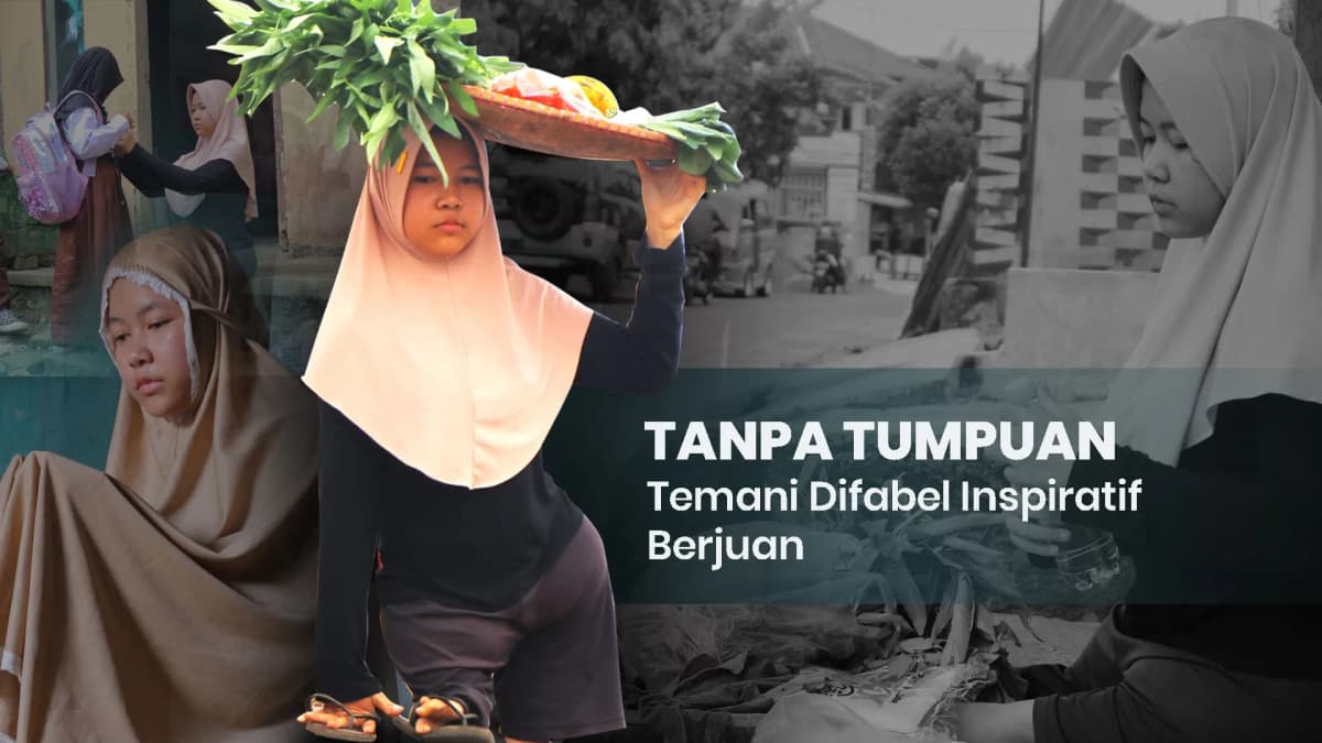 Foto campaign Tanpa tumpuan Temani Difabel Inspiratif Berjuang