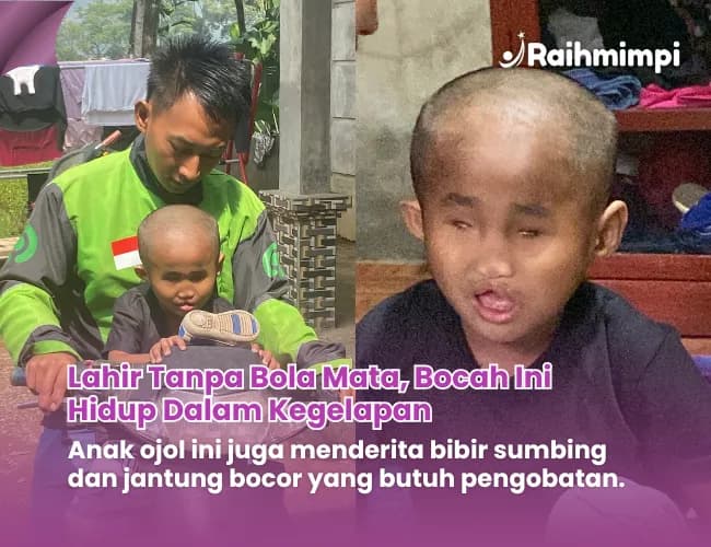Foto campaign Perjuangan Ayah Ojol Demi Kesembuhan Dek Erwin