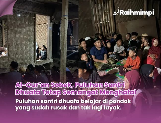 Foto campaign Sedekah Bantu Santri Dhuafa Penghafal Al Quran di Pelosok