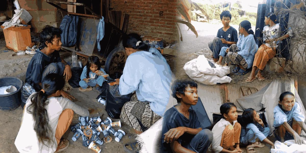 Foto campaign Memungut Harapan di Tumpukan Sampah Perjuangan Menghidupi Tiga Anak