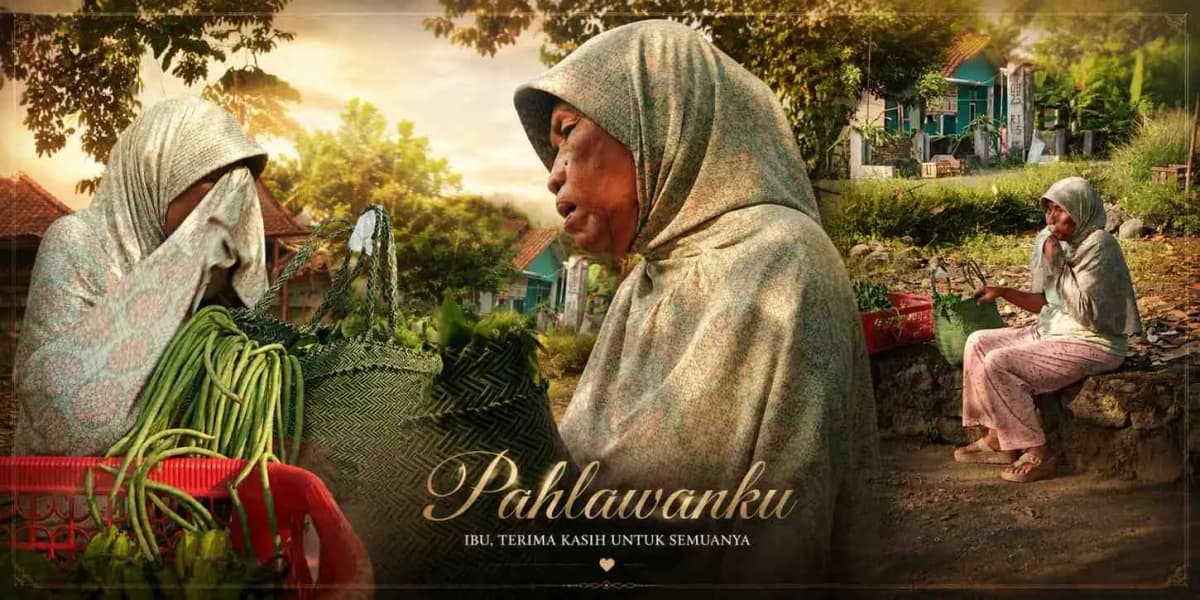 Foto campaign bantu ibu masriah untuk bertahan hidup di tengah himpitan ekonomi