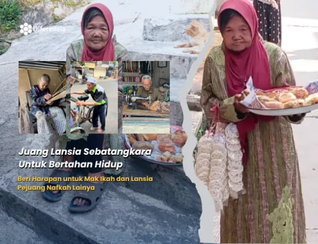 Tabungan Akhirat dengan Berikan Kebahagiaan Lansia Pejuang Nafkah