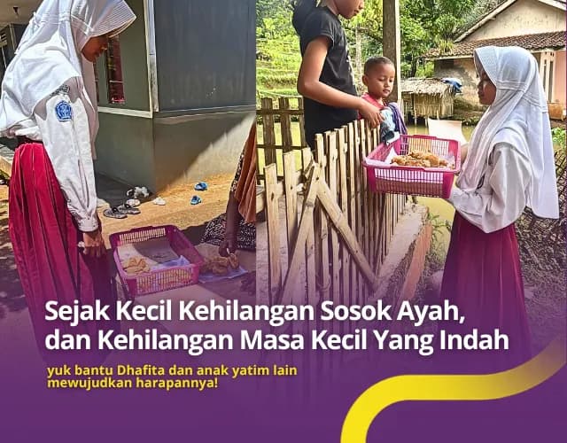 Foto campaign 1 Kebaikanmu Hari Ini = 1 Harapan Yatim Terwujud