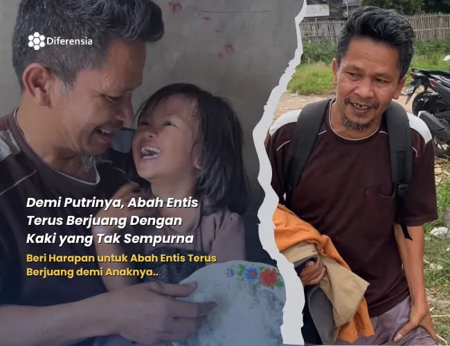 Foto campaign Muliakan Perjuangan Ayah Hebat yang Berjuang Demi Keluarga