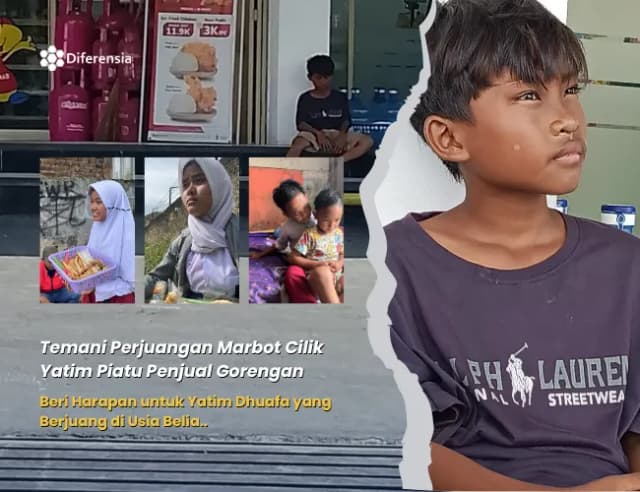 Temani Perjuangan Marbot Cilik Yatim Piatu Penjual Gorengan