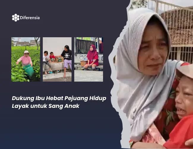 Foto campaign Dukung Ibu Hebat Pejuang Hidup Layak untuk Sang Anak