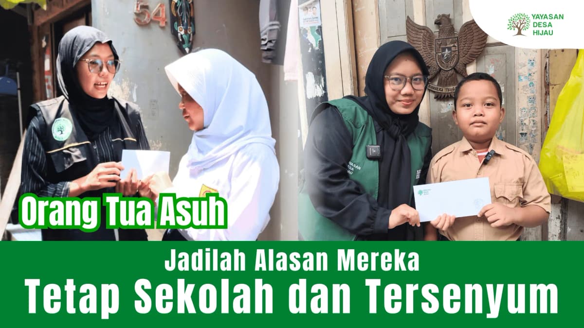 Foto campaign Jadilah Alasan Mereka Untuk Terus Sekolah dan Tersenyum