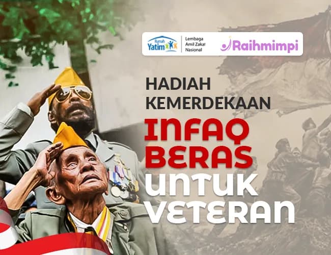 Foto campaign Hadiah Kemerdekaan Infaq Beras Untuk Veteran
