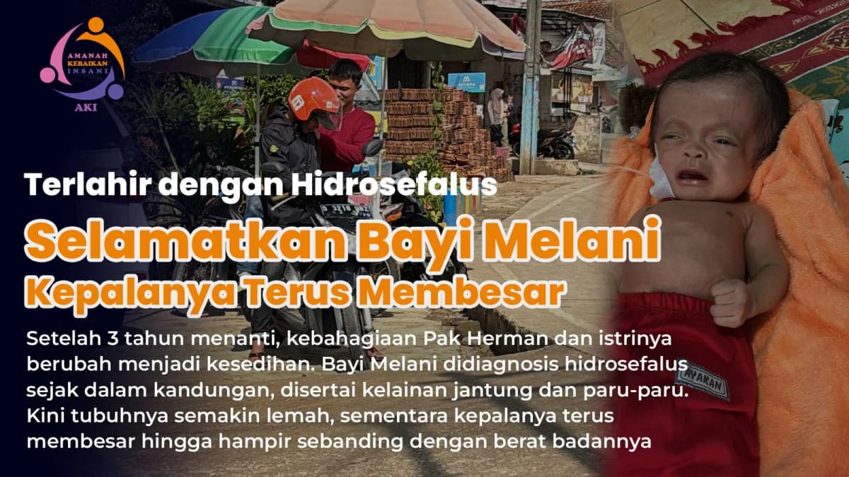 Foto campaign Bayi Ojol Ini Terus Menangis Waktunya Tak Banyak Ayo Tolong Sekarang