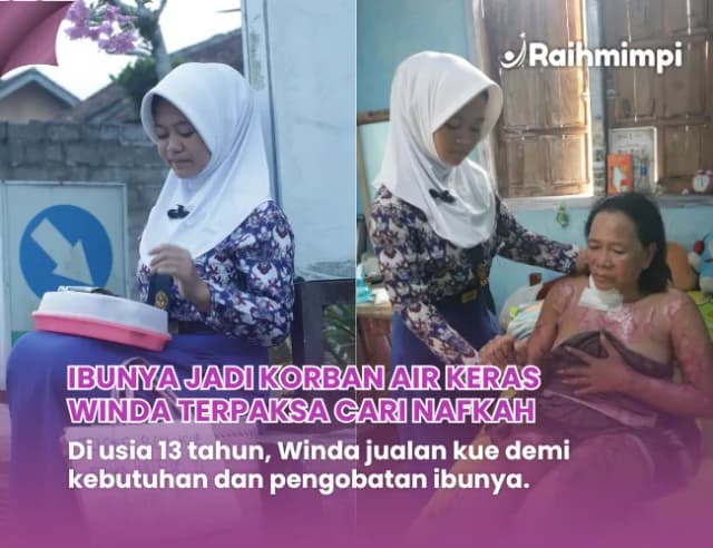 Bantu Pengobatan Bu Sani Yang Di Siram Air Keras Oleh Mantan Suaminya