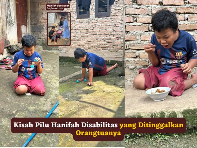 Kisah Pilu Hanifah Disabilitas yang ditinggalkan orangtuanya