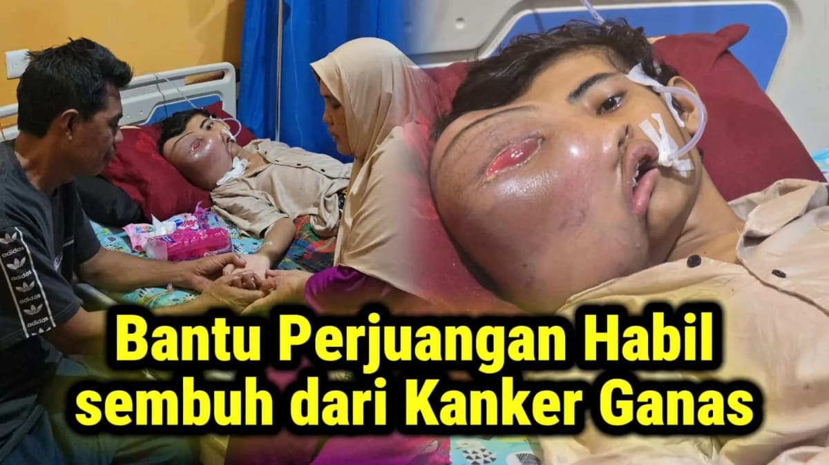 Foto campaign Bantu Perjuangan Habil Sembuh dari Kanker Ganas