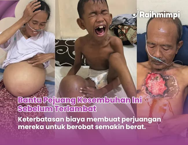 Foto campaign TOLONG 5 Pejuang Kesembuhan Ini Butuh Bantuan Segera