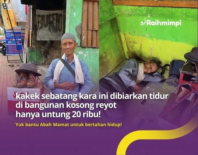 Foto campaign Bantu Wujudkan Harapan Mereka Yang Tak Punya Sandaran