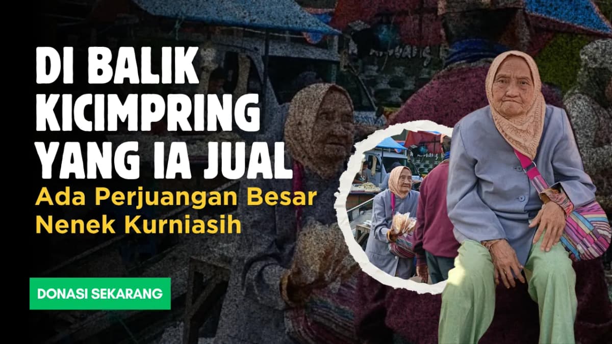 Foto campaign Dibalik Kecimpring yang Ia Jual Ada Perjuangan Besar Nenek Kurniasih
