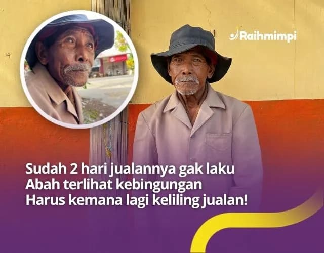 Foto campaign Lelah Seharian Berjuang Hasil Jualannya Malah Dicuri Orang