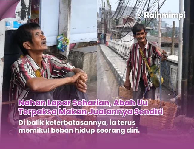 Foto campaign Sering Dianggap Aneh Bantu Mang Uu Mencari Rezeki
