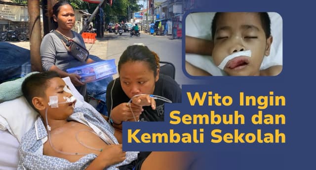Tumor Stadium 3 Wito Kecil Butuh Bantuan Segera