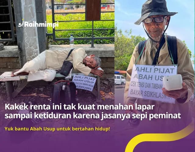 Bantu Kakek Yang Rela Dibayar Seikhlasnya Demi Bertahan Hidup
